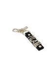 Alviero Martini Prima Classe Black Leather Keychain