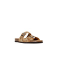 Alviero Martini Prima Classe Beige Textile Sandal