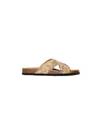 Alviero Martini Prima Classe Beige Textile Sandal