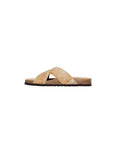 Alviero Martini Prima Classe Beige Textile Sandal