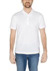 Hamaki-Ho White Cotton Polo Shirt