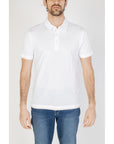 Hamaki-Ho White Cotton Polo Shirt