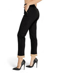 Alviero Martini Prima Classe Black Viscose Jeans & Pant