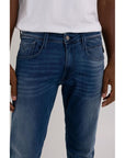 Replay Blue Cotton Jeans & Pant