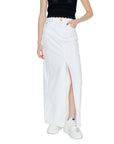 Tommy Hilfiger Jeans White Cotton Cotton Skirt