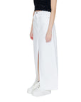 Tommy Hilfiger Jeans White Cotton Cotton Skirt