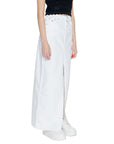 Tommy Hilfiger Jeans White Cotton Cotton Skirt