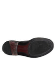 Dolce & Gabbana Black Leather Derby Wingtip Formal Shoes