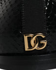Dolce & Gabbana Black Exotic Leather Loafers Men Dress Shoes