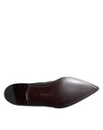 Dolce & Gabbana Black Exotic Leather Mens Derby Formal Shoes