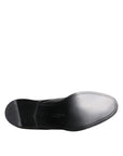 Dolce & Gabbana Black Patent Leather Derby Formal Dress Shoes