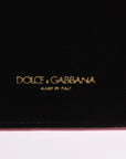 Dolce & Gabbana Chic Pink Leather Crystal iPhone Case