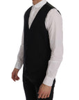 Dolce & Gabbana Elegant Striped Vest Waistcoat