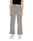 Jacqueline De Yong Beige Cotton Jeans & Pant