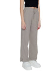 Jacqueline De Yong Beige Cotton Jeans & Pant