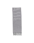Alviero Martini Prima Classe Gray Cotton Scarf