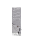 Alviero Martini Prima Classe Gray Cotton Scarf