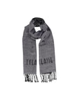 Alviero Martini Prima Classe Gray Polyacrylic Scarf