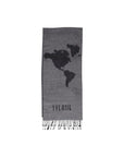 Alviero Martini Prima Classe Gray Polyacrylic Scarf