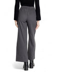 Jacqueline De Yong Gray Cotton Jeans & Pant