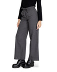 Jacqueline De Yong Gray Cotton Jeans & Pant