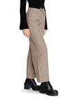 Jacqueline De Yong Brown Cotton Jeans & Pant