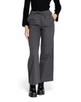 Jacqueline De Yong Gray Cotton Jeans & Pant