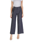 Jacqueline De Yong Gray Polyester Jeans & Pant