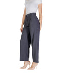 Jacqueline De Yong Gray Polyester Jeans & Pant