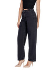 Jacqueline De Yong Black Cotton Jeans & Pant