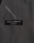Dolce & Gabbana Elegant Striped Gray Waistcoat Vest
