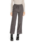 Jacqueline De Yong Gray Viscose Jeans & Pant
