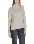 Sandro Ferrone Beige Viscose Sweater