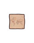 Alviero Martini Prima Classe Black Silk Scarf