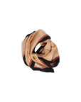 Alviero Martini Prima Classe Black Silk Scarf