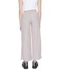 Jacqueline De Yong Gray Viscose Jeans & Pant