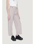 Jacqueline De Yong Gray Viscose Jeans & Pant