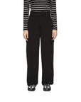 Jacqueline De Yong Black Polyester Jeans & Pant