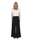 Jacqueline De Yong Black Polyester Polyester Jeans & Pant