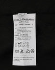 Dolce & Gabbana Sleek Black Single-Breasted Waistcoat