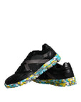 Dolce & Gabbana Black Polyester Low Top Men Sneakers Shoes