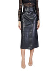 Morgan De Toi Black Polyester Skirt