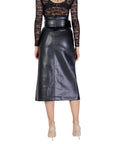 Morgan De Toi Black Polyester Skirt