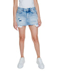 Tommy Hilfiger Jeans Light Blue Cotton Cotton Skirt