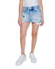 Tommy Hilfiger Jeans Light Blue Cotton Cotton Skirt
