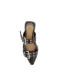 Ganni Buckle Ballerinas