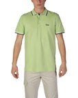 Hugo Boss Green Cotton Polo Shirt