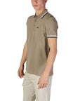 Hugo Boss Gray Cotton Polo Shirt