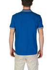 Hugo Boss Blue Cotton Polo Shirt