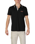 Hugo Boss Black Cotton Polo Shirt
